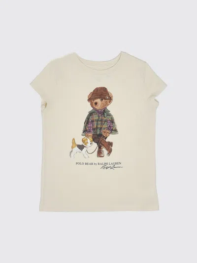 Polo Ralph Lauren T-shirt Kids Color Cream In Neutral