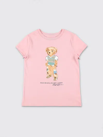 Polo Ralph Lauren T-shirt Kids In Pink