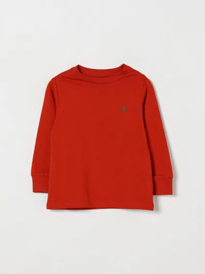 Polo Ralph Lauren T-shirt Kids Color Yellow In Red