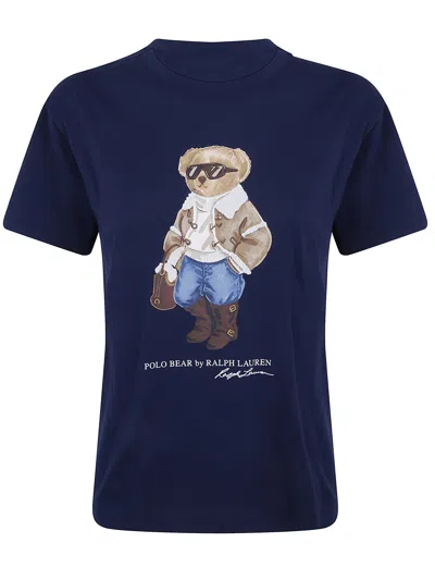 Polo Ralph Lauren T-shirt Knit "knit Tshirt" In Blue