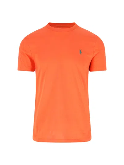 Polo Ralph Lauren T-shirt Logo In Orange