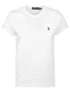 Polo Ralph Lauren Cotton Jersey Crewneck T-shirt In White