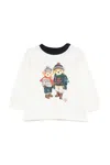 Polo Ralph Lauren Cotton T-shirt With Polo Bear Pattern In White