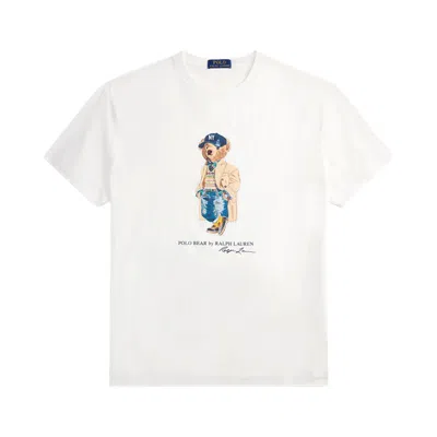 Pre-owned Polo Ralph Lauren T-shirt 'white' | Men's Size L