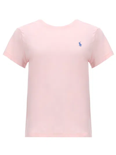 Polo Ralph Lauren T-shirt With Logo In Pink