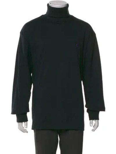 Pre-owned Polo Ralph Lauren Turtleneck Long Sleeve T-shirt In Black