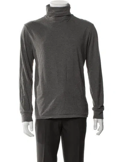 Pre-owned Polo Ralph Lauren Turtleneck Long Sleeve T-shirt In Gray