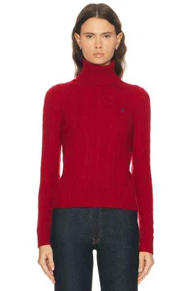 Polo Ralph Lauren Turtleneck Sweater In Red