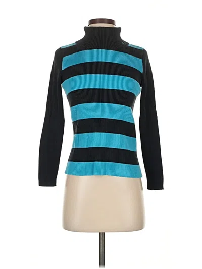 Pre-owned Polo Ralph Lauren Turtleneck Sweater In Blue