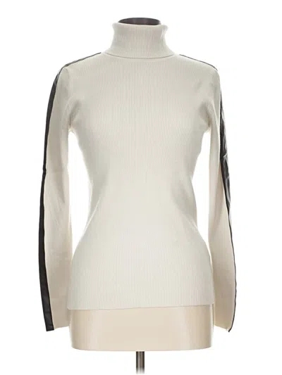 Pre-owned Polo Ralph Lauren Turtleneck Sweater In Ivory