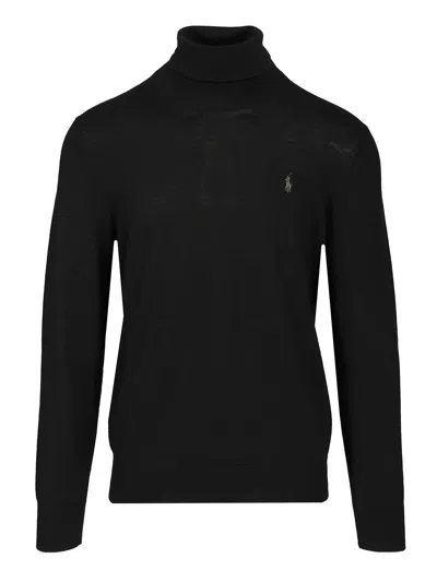 Polo Ralph Lauren Turtleneck Sweater Knitwear Black