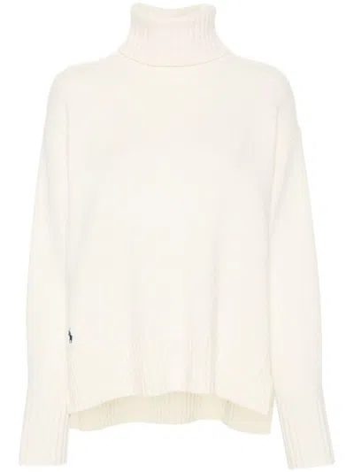 Polo Ralph Lauren Turtleneck Sweater In Neutrals