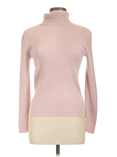 Pre-owned Polo Ralph Lauren Turtleneck Sweater In Pink