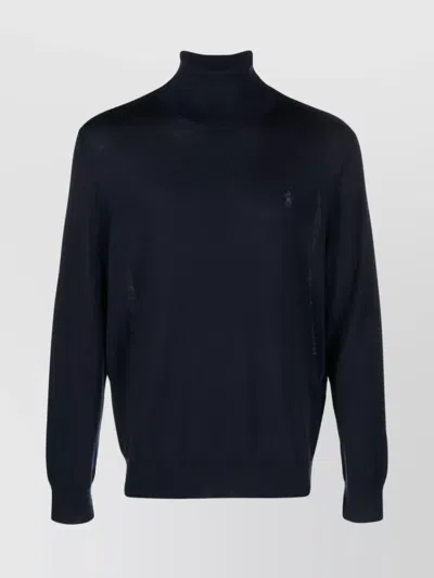 POLO RALPH LAUREN TURTLENECK SWEATER WITH CUFFS AND HEM