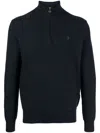 Polo Ralph Lauren Turtleneck With Zip In Blue