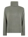 Polo Ralph Lauren Turtleneck Wool Sweater In Green