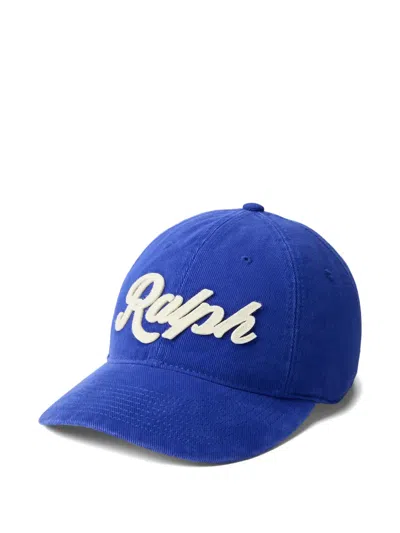 Polo Ralph Lauren Mens Classic Azure Brand-embroidered Cotton Cap In Blue
