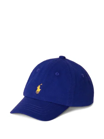 Polo Ralph Lauren Babies' Twill Baseball Cap In Blue