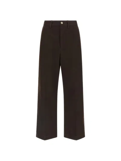 Polo Ralph Lauren Twill Chino Trousers In Brown