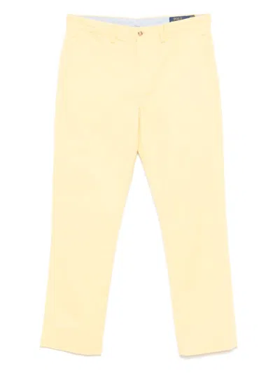 Polo Ralph Lauren Twill Chinos In Yellow