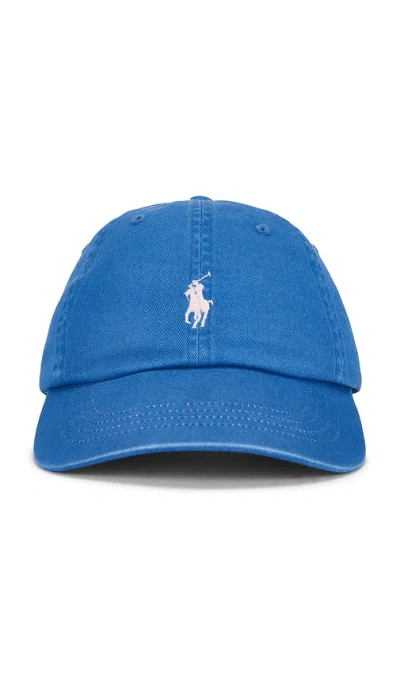 Polo Ralph Lauren Twill Classic Sport Cap Hat In Blue