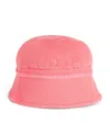 Polo Ralph Lauren Twill Garment-dyed Bucket Hat In Red
