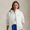 Polo Ralph Lauren Twill Hooded Jacket In Deckwash White