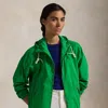 Polo Ralph Lauren Twill Hooded Jacket In Preppy Green