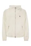Polo Ralph Lauren Twill Jacket With Hood In White