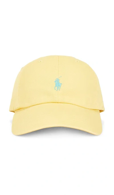 Polo Ralph Lauren Twill Sport Cap In Yellow