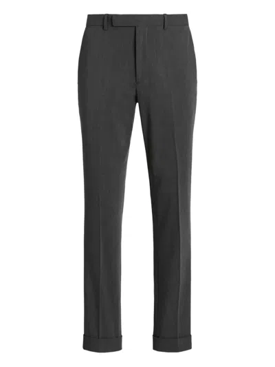 Polo Ralph Lauren Twill Trousers In Gray