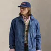 Polo Ralph Lauren Twill Utility Jacket In Dewey Place