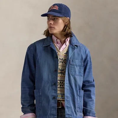 Polo Ralph Lauren Twill Utility Jacket In Dewey Place