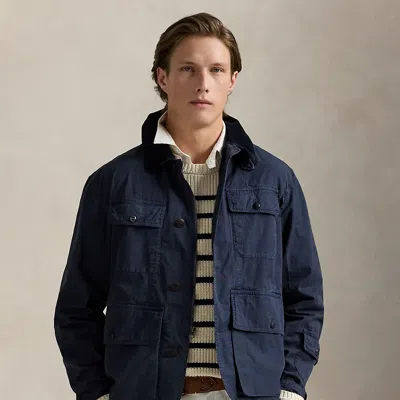 Polo Ralph Lauren Twill Wading Jacket In Newport Navy