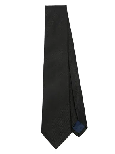 Polo Ralph Lauren Kids' Twill-weave Silk Tie In Black