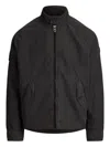 Polo Ralph Lauren Twill Windbreaker Jacket In Black