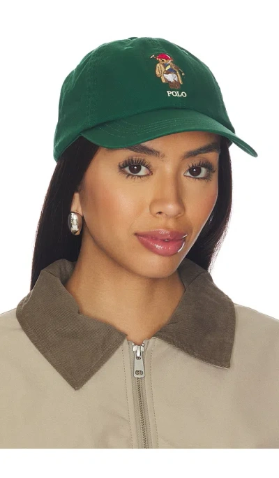 Polo Ralph Lauren Twill Woven Cap In Green