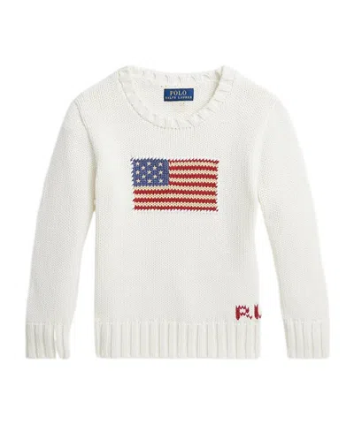 POLO RALPH LAUREN POLO RALPH LAUREN KIDS LONG-SLEEVED CREWNECK JUMPER