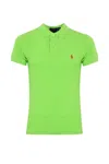 Polo Ralph Lauren Pique Polo Shirt Polo Shirts Green In Green