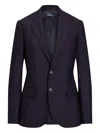 Polo Ralph Lauren Two-button Stretch Wool Blazer In Blue