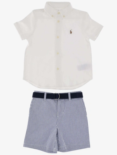 Polo Ralph Lauren Kids' Two-piece Outfit Set In Red