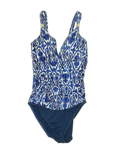 Pre-owned Polo Ralph Lauren Two Piece Swimsuit In Blue