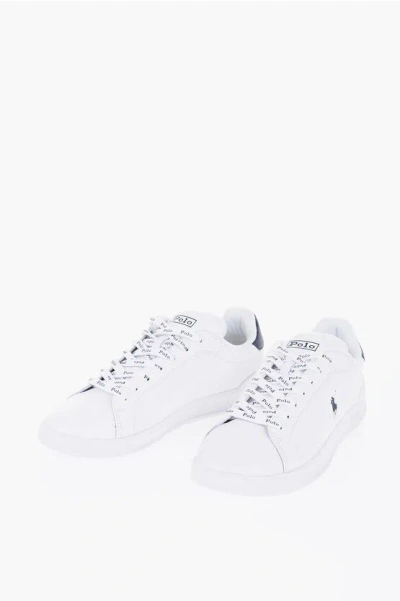 Polo Ralph Lauren Two-tone Leather Low-top Sneakers