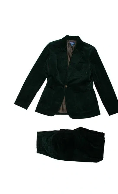 Pre-owned Polo Ralph Lauren Two-piece Suit In Green