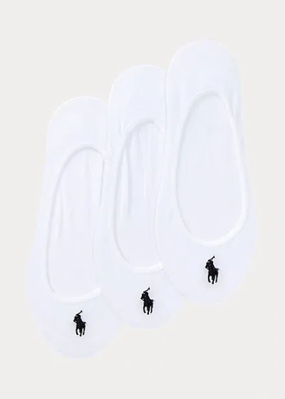 Polo Ralph Lauren Ultralow Liner Sock 3-pack In White