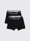Polo Ralph Lauren Logo-waistband Boxers (pack Of Two) In Black