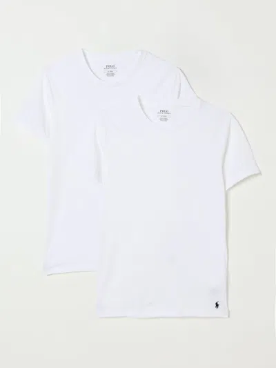 POLO RALPH LAUREN T-SHIRT POLO RALPH LAUREN MEN COLOR WHITE,H36514001