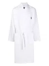 Polo Ralph Lauren Polo Player Bath Robe In White