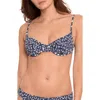 Polo Ralph Lauren Underwire Balconette Bikini Top In Blue