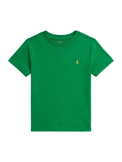 Polo Ralph Lauren Unisex Kids Logo Mini T-shirt In Green